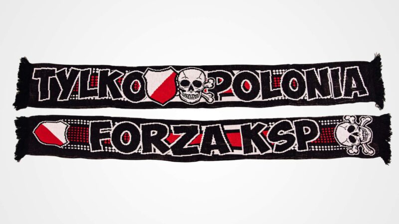 Szalik forza KSP z czachą - obrazek 2