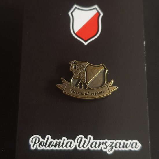 Odznaka herb syrenka Polonia Warszawa złota