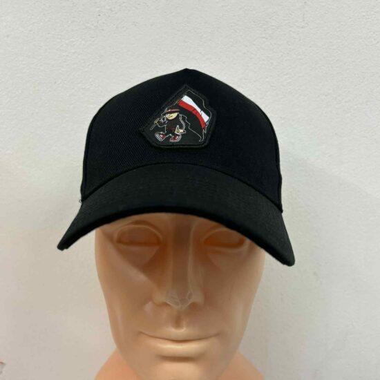 Czapka z daszkiem flaga czarna