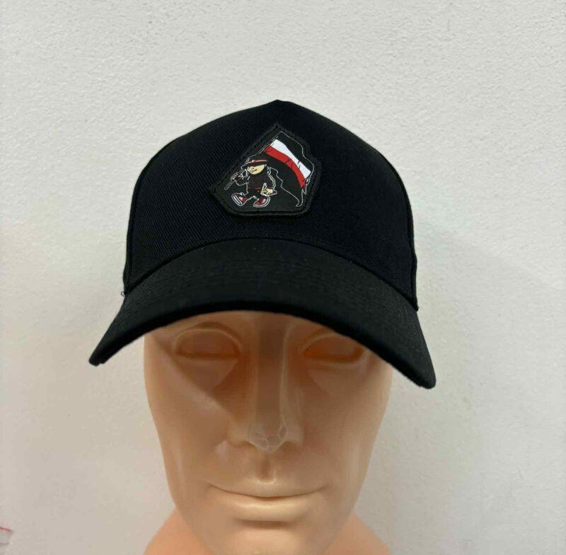 Czapka z daszkiem flaga czarna