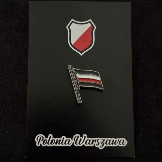 Odznaka flaga Polonia Warszawa