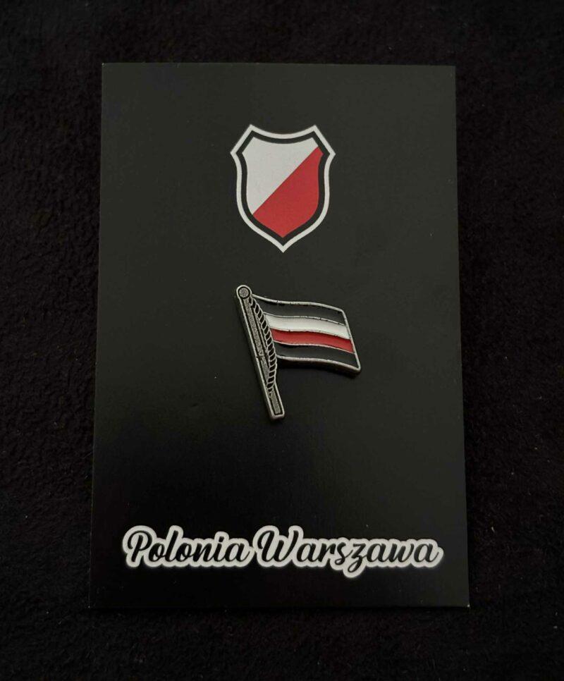 Odznaka flaga Polonia Warszawa