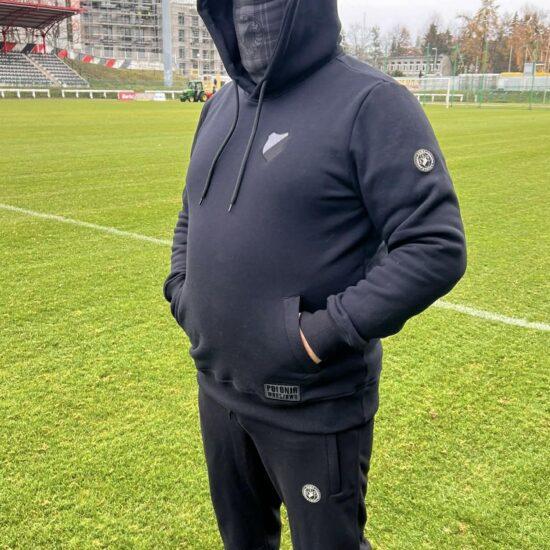 Bluza z kapturem mono herb PREMIUM