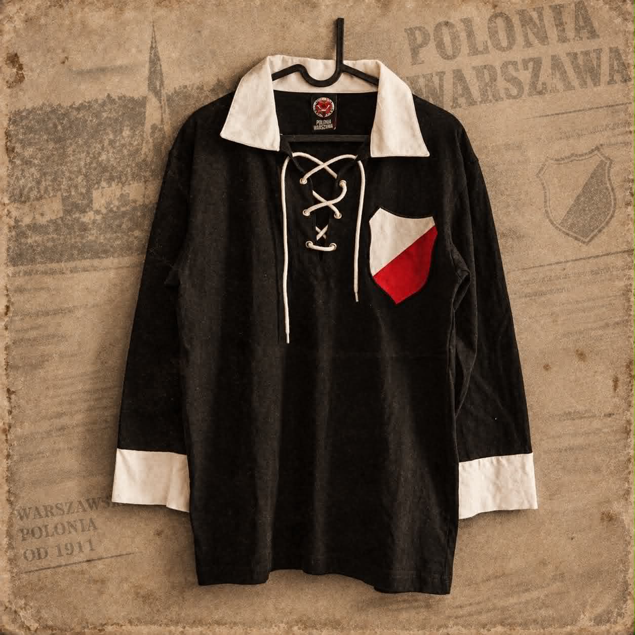 Koszulka Retro Meczowa wzór z 1913 roku z pudełkiem.